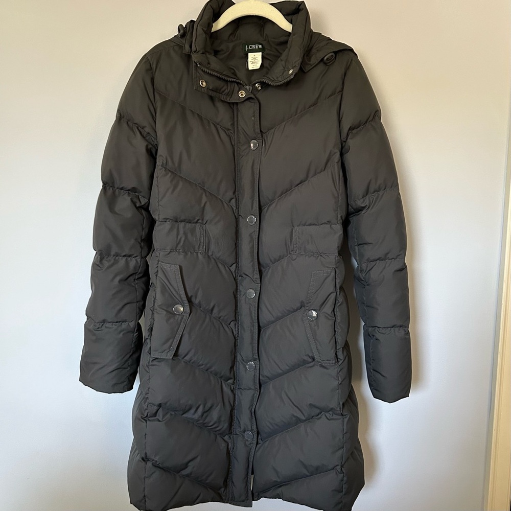 Jcrew down puffer coat
